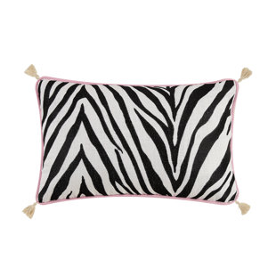 DENA HOME Animal Print Linen Throw Pillow