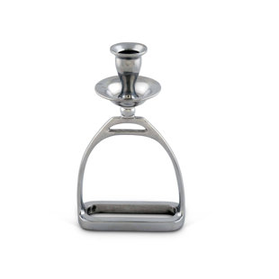 ARTHUR COURT DESIGNS Equestrian 8'' H Metal Tabletop Candlestick