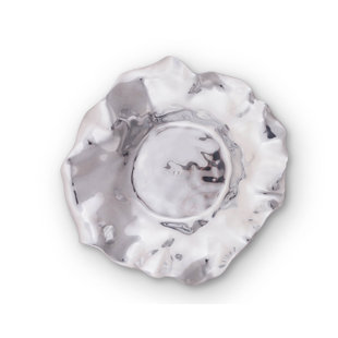 Arthur Court Designs Carmel Aluminum Salad Bowl