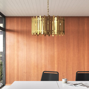 WADE LOGAN® Tiggs 4 - Light Dimmable Drum Chandelier