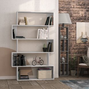 ZIPCODE DESIGN Chappel Asymmetric Freestanding Bookcase | Modern Design & Ample Storage