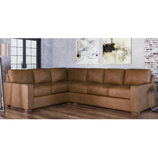 WESTLAND AND BIRCH Blanca 2 - Piece Leather Sectional