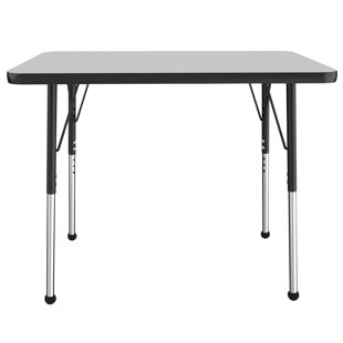 FACTORY DIRECT PARTNERS Laminate Adjustable Rectangle Activity Table