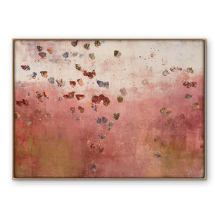 GRAND IMAGE HOME Rose Transition by Maeve Harris - Floater Frame Painting on Canvas