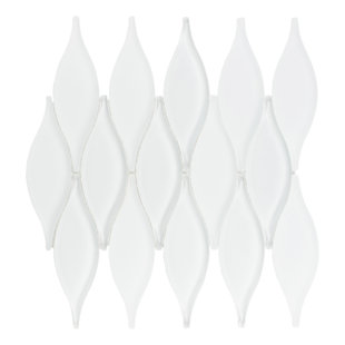 ANDOVA Zeille Glass and Metal Arabesque Mosaic Kitchen Backsplash, Bathroom, Shower, Wall and Floor Tile
