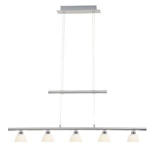 BRAYDEN STUDIO Lineare LED-Pendelleuchten-Set 5-flammig TonJa