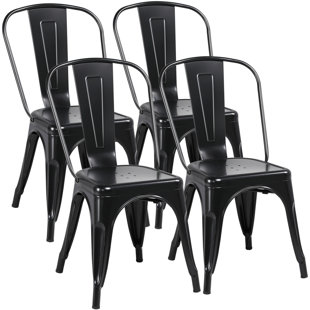 WILLISTON FORGE Clogh 18'' Counter Stool with Metal Frame (Set of 4)