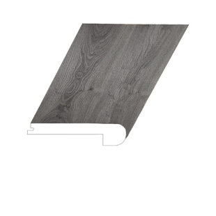 CHRISTINA & SON Vinyl 1" Thick x 2" Wide x 94.5" Length Stair Nose in Kumgang
