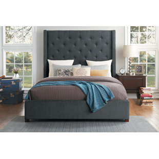 GREYLEIGH™ Landreneau Tufted Upholstered Low Profile Platform Bed