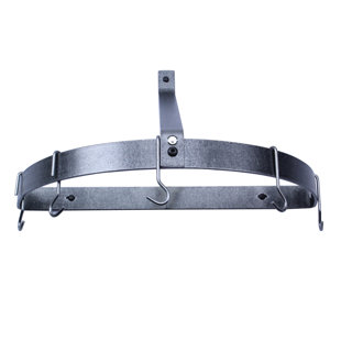 ENCLUME Handcrafted Half Circle Wall Rack with 6 Hooks
