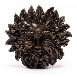 JARDINOPIA Green Man Woodland Figure Coloured Planter Feet In Gift Box (Set of 3)