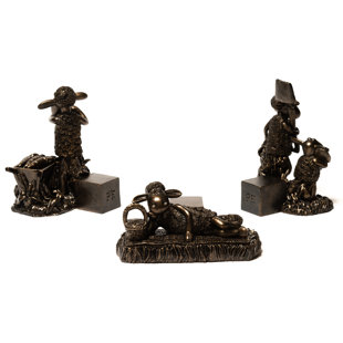 JARDINOPIA Shaun The Sheep Bronze Coloured Planter Feet In Gift Box