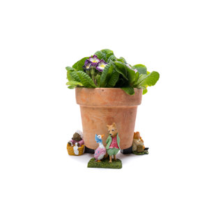 JARDINOPIA Beatrix Potter Jemima Puddleduck Coloured Planter Feet In Gift Box