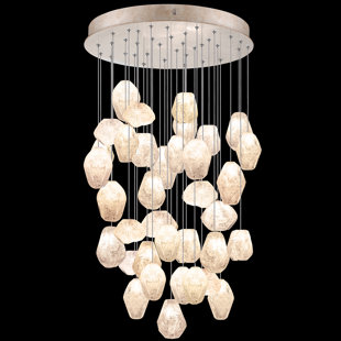 FINE ART HANDCRAFTED LIGHTING Natural Inspirations 36 - Light Cluster Bulb Pendant