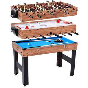 LANCASTER GAMING 48.5'' L 3 Game Multi Game Table
