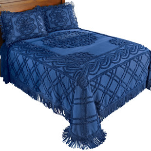 WINSTON BRANDS Velvet Geometric Shapes Coverlet