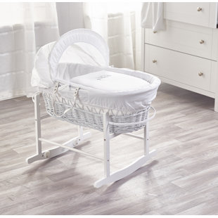 KINDER VALLEY Babykörbchen Schläfrige kleine Eule mit Ständer