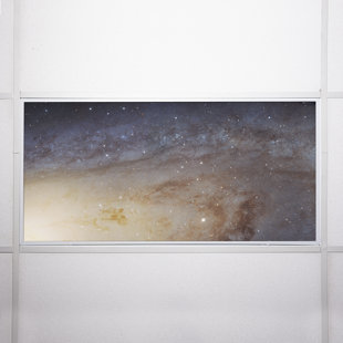 Astronomy Fluorescent Light Covers for Ceiling Lights - For 2x4 Light Fixture - by Octo Lights