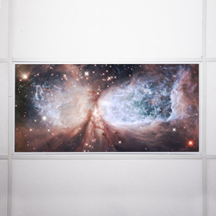 Astronomy Fluorescent Light Covers for Ceiling Lights - For 2x4 Light Fixture - by Octo Lights