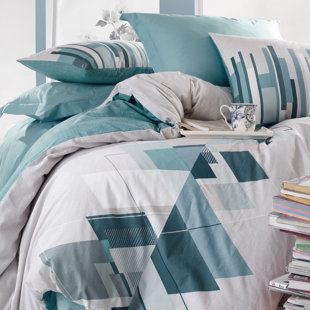 SUSSEXHOME DUVET COVER Cotton Sateen Duvet Cover Set