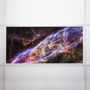 Astronomy Fluorescent Light Covers for Ceiling Lights - For 2x4 Light Fixture - by Octo Lights