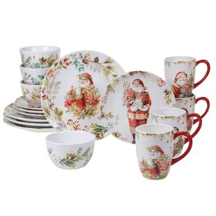 Certified International Christmas Story 16Pc Dinnerware Set