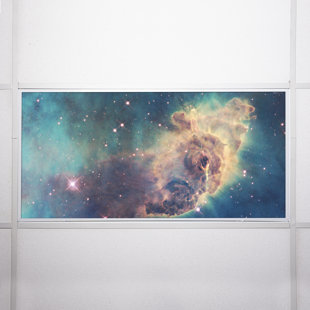 Astronomy Fluorescent Light Covers for Ceiling Lights - For 2x4 Light Fixture - by Octo Lights