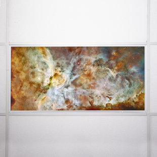 Astronomy Fluorescent Light Covers for Ceiling Lights - For 2x4 Light Fixture - by Octo Lights