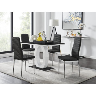 FURNITURE BOX Essgruppe mit 4 Stühlen