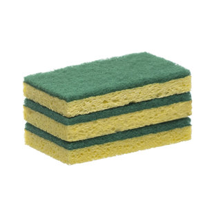 PREP & SAVOUR Cellulose Scrub Sponge (Set of 3)