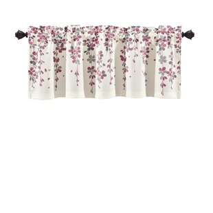 LUSH DECOR Floral Tailored 52'' W Window Valance