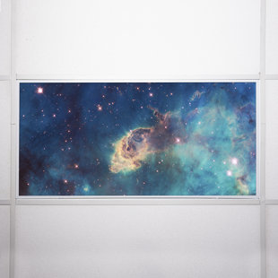 Astronomy Fluorescent Light Covers for Ceiling Lights - For 2x4 Light Fixture - by Octo Lights