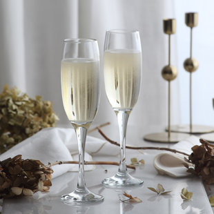 LAV Venue 7.5oz. Champagne Flutes Set (Set of 6)