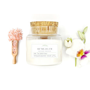 REMEDIUM Sea Salt & Orchid Scented Jar Candle