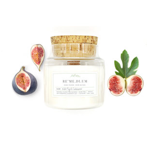 REMEDIUM Wild Fig & Cedarwood Scented Jar Candle