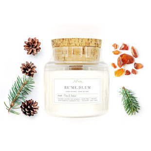 REMEDIUM Pine & Amber Scented Jar Candle