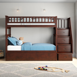 VIV + RAE™ Blaisdell Twin Over Twin Solid Wood Bunk Bed with Trundle