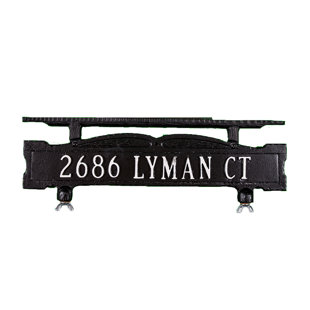 MONTAGUE METAL PRODUCTS INC. Aluminum Classic/Decorative Illuminated Mailbox Sign