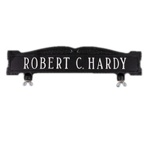 MONTAGUE METAL PRODUCTS INC. Aluminum Classic/Decorative Illuminated Mailbox Sign