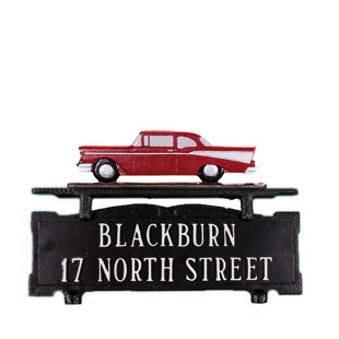 MONTAGUE METAL PRODUCTS INC. Metal Classic/Decorative Illuminated Mailbox Sign