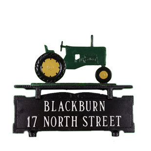 MONTAGUE METAL PRODUCTS INC. Metal Illuminated Mailbox Sign