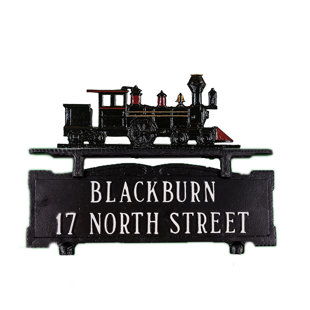 MONTAGUE METAL PRODUCTS INC. Metal Classic/Decorative Illuminated Mailbox Sign