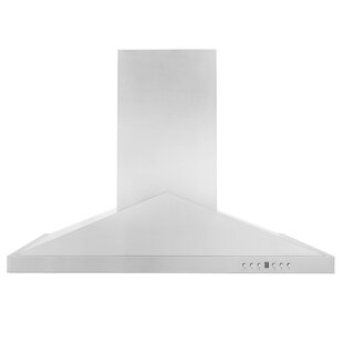 ZLINE 30" 400 CFM Convertible Island Range Hood in Brushed 430 Stainless Steel