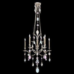 FINE ART HANDCRAFTED LIGHTING Encased Gems 31" Round Chandelier