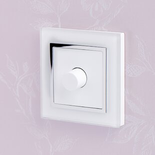 RETROTOUCH Crystal CT 2G Rotary LED Dimmer Switch 2 Way White