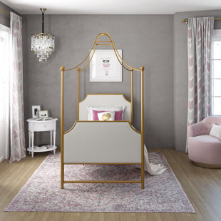 LITTLE SEEDS Monarch Hill Clementine Twin Canopy Bed