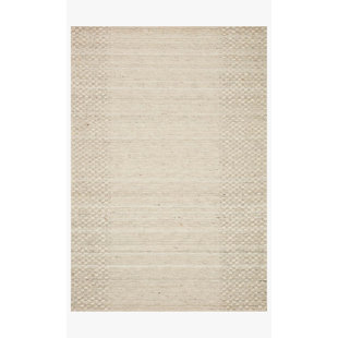 ED ELLEN DEGENERES CRAFTED BY LOLOI Burbank Handmade Flatweave Beige Area Rug
