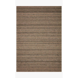 ED ELLEN DEGENERES CRAFTED BY LOLOI Burbank Handmade Flatweave Brown Area Rug