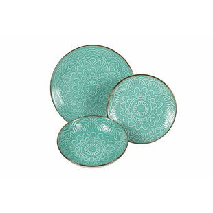 VILLA D'ESTE HOME 18-tlg. Geschirrset Baku aus Keramik für 6 Personen