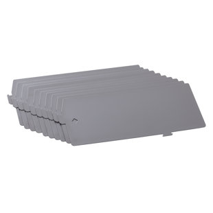 INBOX ZERO Ishmam Metal Multimedia Filing Cabinet (Set of 10)